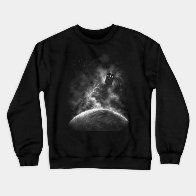 Space and Time Crewneck Sweatshirt by CrumblinCookie